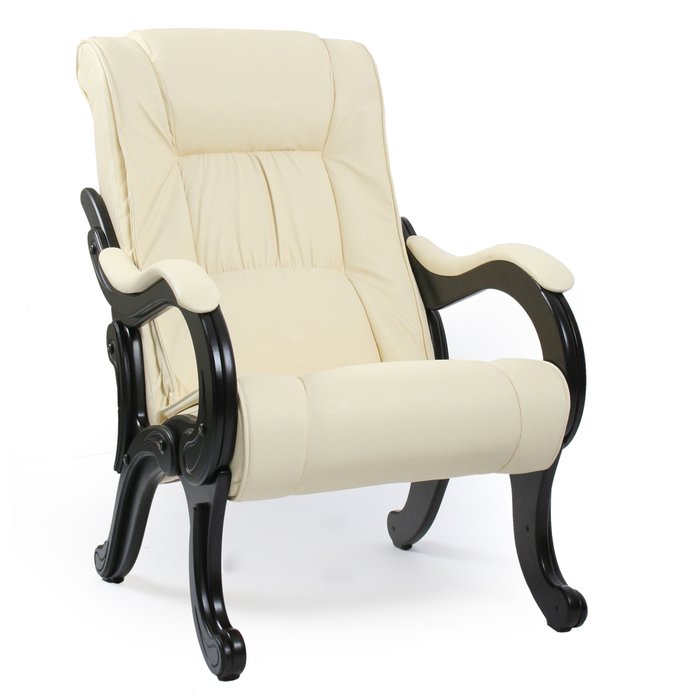 Кресло для отдыха Модель 71 бежевого цвета