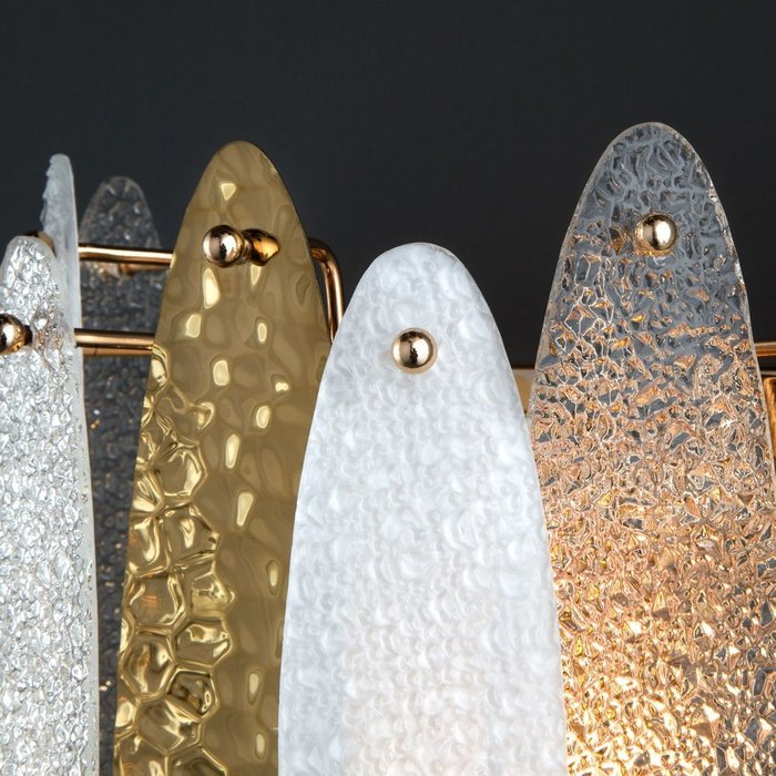 Настенный светильник с фактурным стеклом 326/1 Canaria - лучшие Бра и настенные светильники в INMYROOM