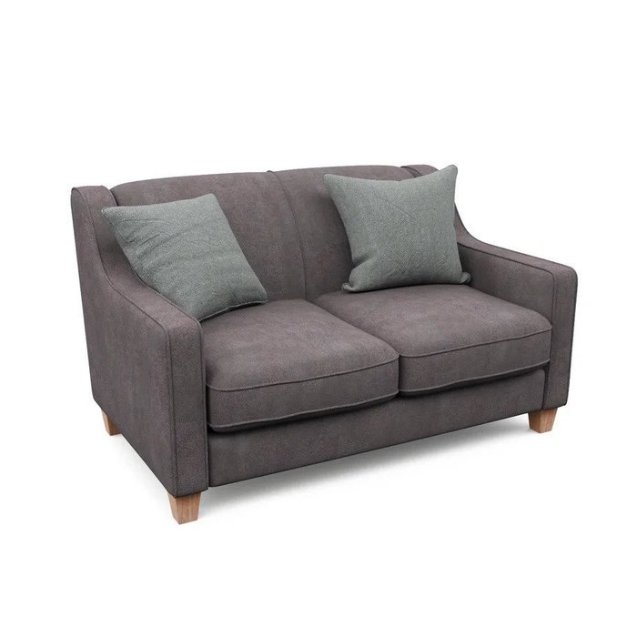 Двухместный диван-кровать Агата S коричневого цвета - купить Прямые диваны по цене 100050.0