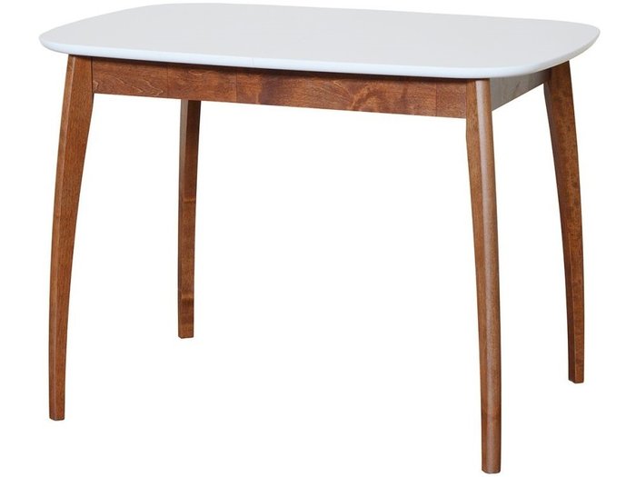 Стол раздвижной Спайдер мини коричнево-белого цвета - купить Обеденные столы по цене 26925.0
