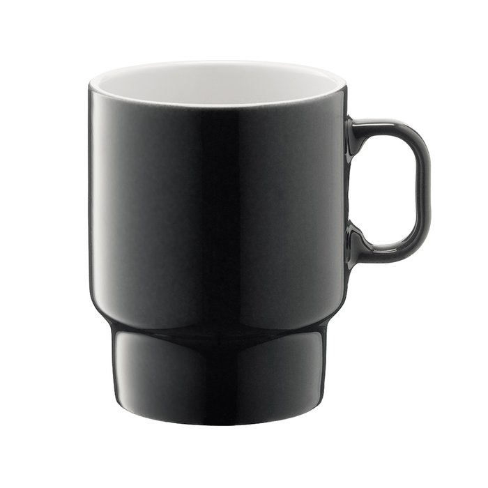 Набор из двух чашек для капучино Utility серого цвета - купить Чашки по цене 2590.0