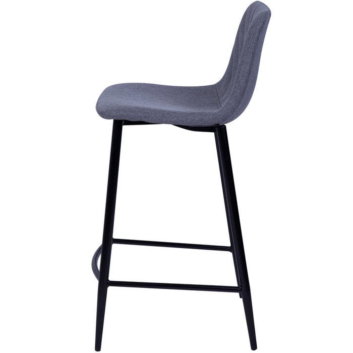 Стул полубарный Vicky серого цвета - купить Барные стулья по цене 11860.0