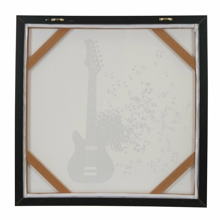 Панно Гитара 60х60 серого цвета - лучшие Принты в INMYROOM