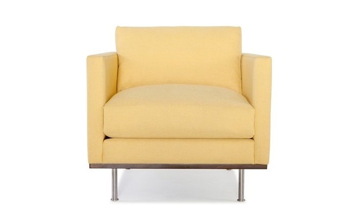 Кресло желтого цвета - купить Интерьерные кресла по цене 52100.0
