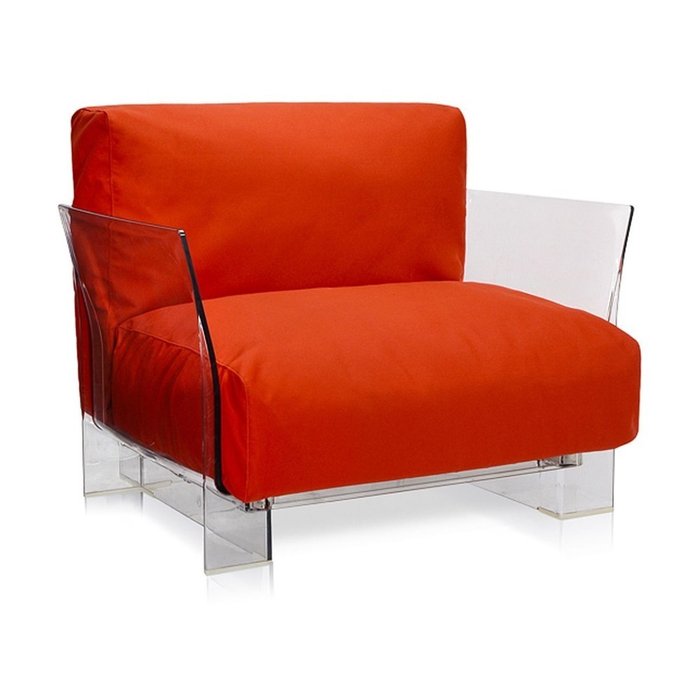 Кресло Pop красного цвета 