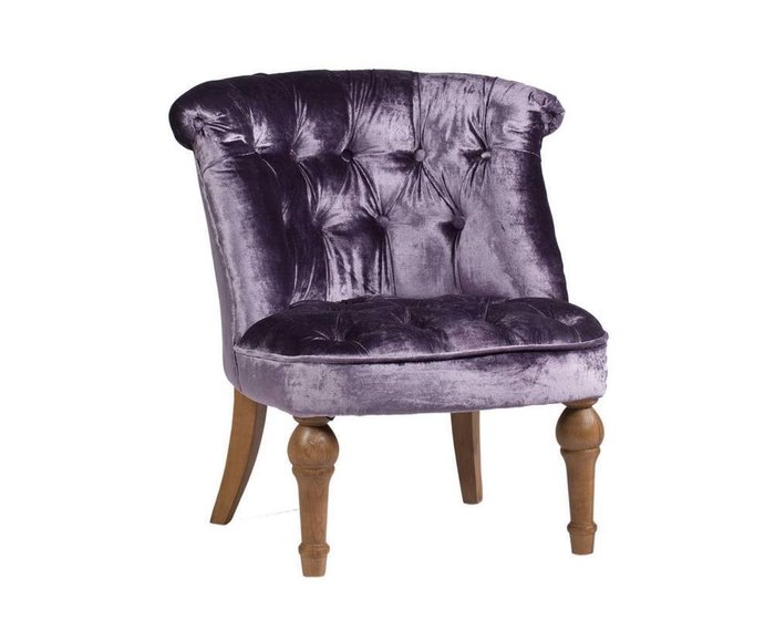 Кресло Sophie Tufted Slipper Chair фиолетового цвета - купить Интерьерные кресла по цене 28000.0