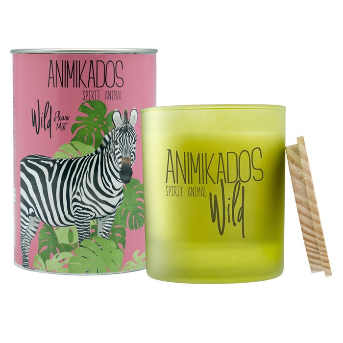 Свеча ароматическая Zebra - цветочный Wild Свеча ароматическая Zebra - цветочный Wild