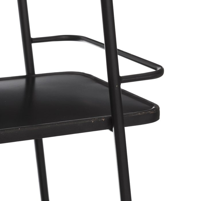 Стол сервировочный на колесах черного цвета - лучшие Сервировочные столики в INMYROOM