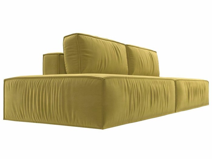 Прямой диван-кровать Прага лофт желтого цвета - лучшие Прямые диваны в INMYROOM