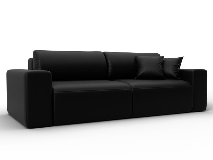Диван-кровать Лига 036 Классик черного цвета (экокожа) Диван-кровать Лига 036 Классик черного цвета (экокожа)