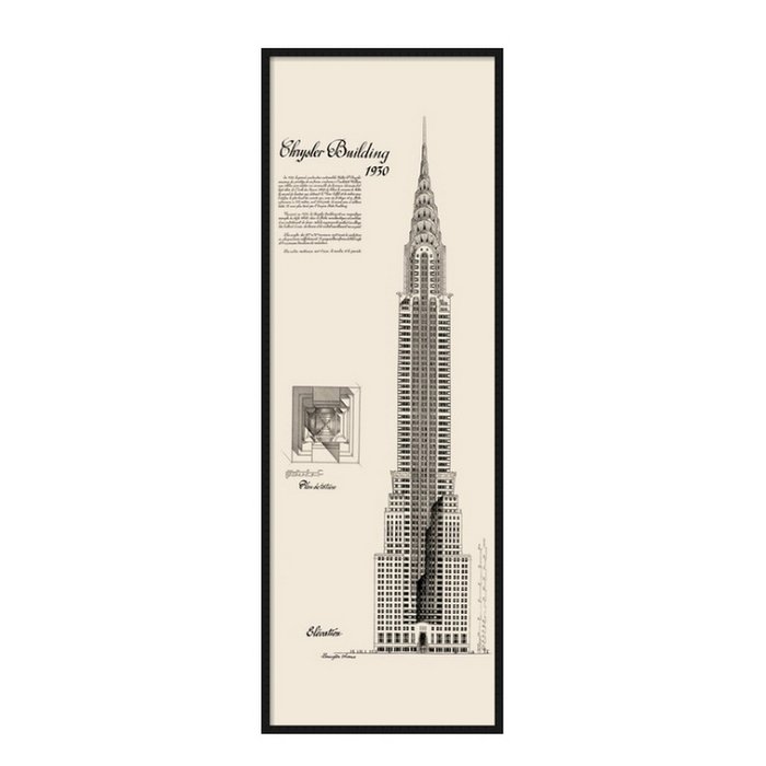 Постер Chrysler Building в раме 