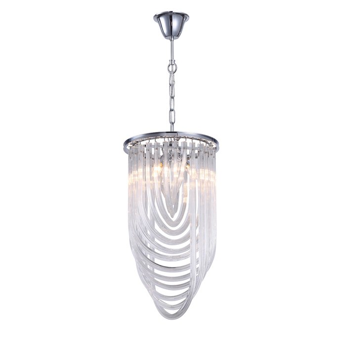 Подвесной светильник Murano hrome из стеклянных подвесок