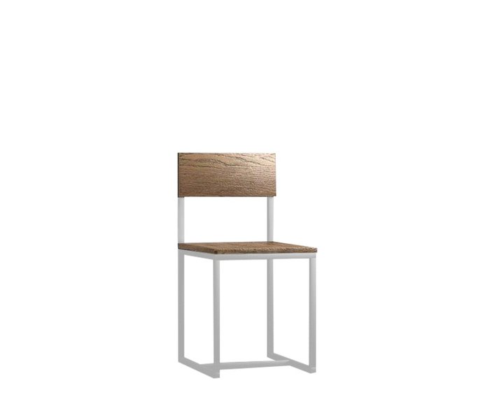 Стул Бруклин бело-коричневого цвета - купить Обеденные стулья по цене 7990.0