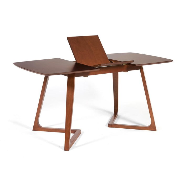 Стол обеденный раскладной Ваку коричневого цвета - купить Обеденные столы по цене 20250.0