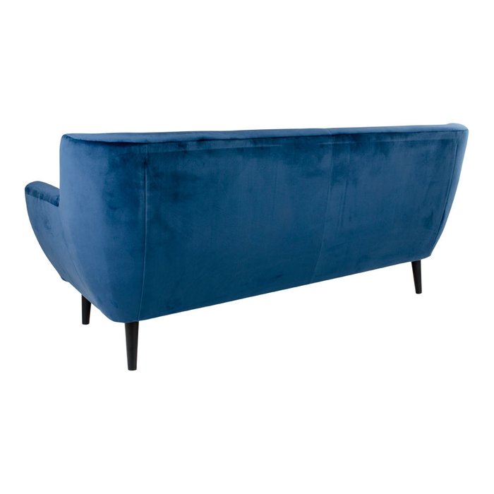 Диван Monte синего цвета - лучшие Прямые диваны в INMYROOM