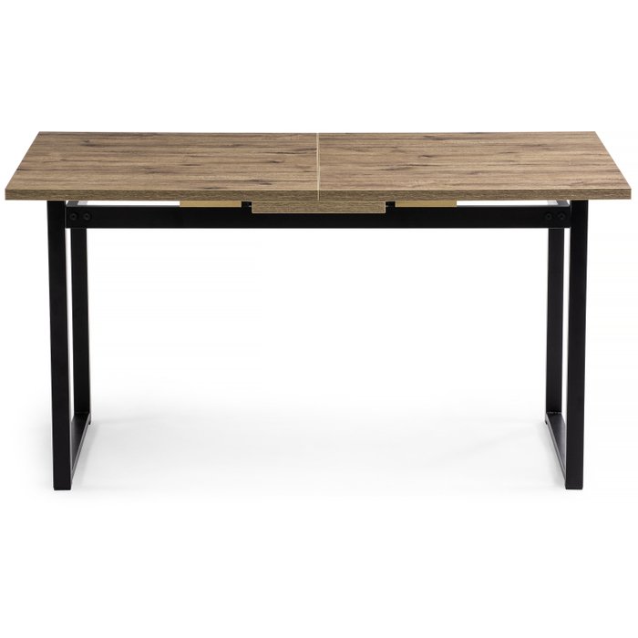 Обеденный раздвижной стол Макта черно-коричневого цвета - купить Обеденные столы по цене 22180.0