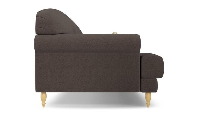 Диван прямой Italia коричневого цвета - лучшие Прямые диваны в INMYROOM