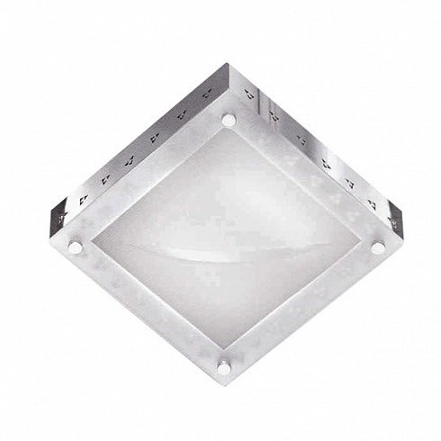 Настенный/Потолочный светильник Zonca с матовым белым стеклом