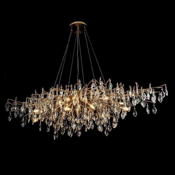 Хрустальная люстра MS.2118.1600 BS (хрусталь, цвет прозрачный) - лучшие Подвесные люстры в INMYROOM Хрустальная люстра MS.2118.1600 BS (хрусталь, цвет прозрачный) - лучшие Подвесные люстры в INMYROOM