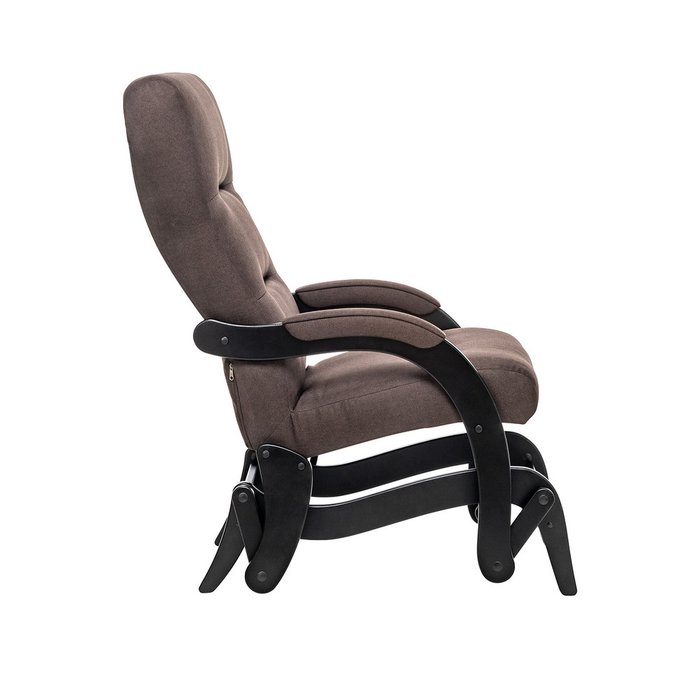 Кресло-маятник Дэми коричневого цвета - лучшие Интерьерные кресла в INMYROOM