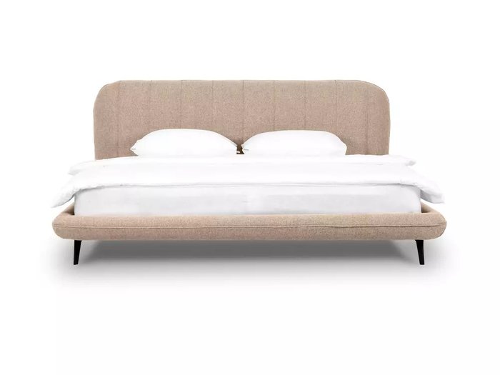 Кровать Amsterdam 160х200 бежевого цвета - лучшие Кровати для спальни в INMYROOM