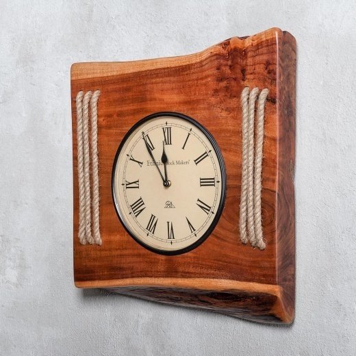 Часы настенные из антикварного дерева - купить Часы по цене 13400.0