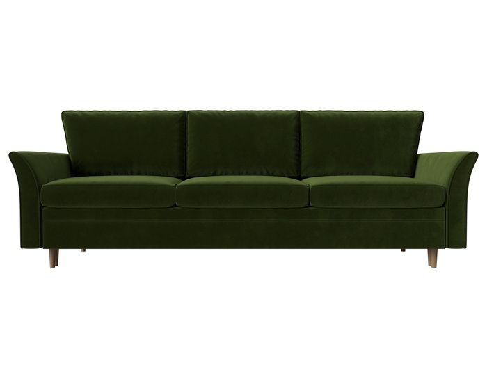 Прямой диван-кровать София зеленого цвета - купить Прямые диваны по цене 54999.0