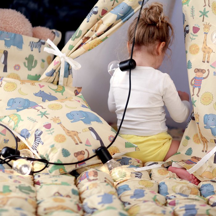 Игровой коврик Бомбон Safari из экологичных натуральных материалов - лучшие Ковры для детской в INMYROOM