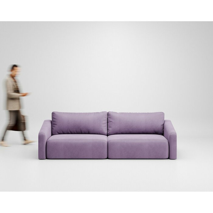 Диван Minku лилового цвета - лучшие Прямые диваны в INMYROOM