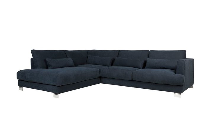 Угловой диван Brandon черного цвета - купить Угловые диваны по цене 429250.0