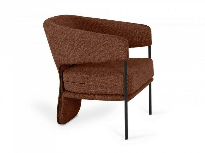 Кресло Loti коричневого цвета - лучшие Интерьерные кресла в INMYROOM