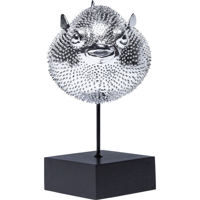 Статуэтка Blowfish Рыба-Шар серебряного цвета - купить Фигуры и статуэтки по цене 10010.0