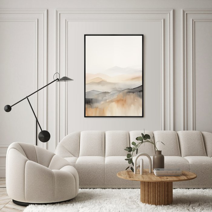 Репродукция картины Landscape collection, Above, 2024г. - лучшие Картины в INMYROOM