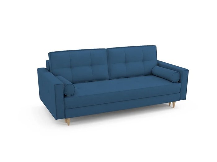 Диван раскладной синего цвета - лучшие Прямые диваны в INMYROOM
