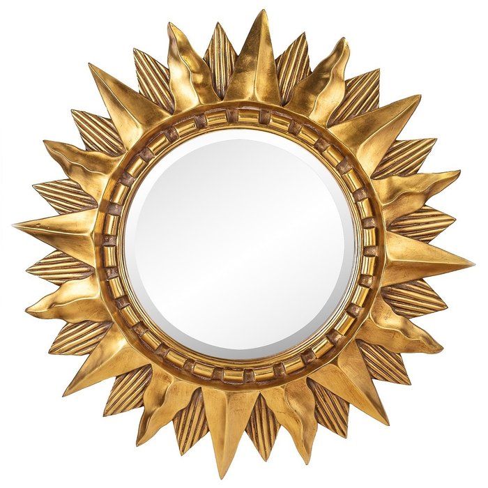 Настенное Зеркало-солнце Sol Gold Настенное Зеркало-солнце Sol Gold