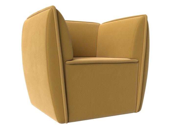 Кресло Бергамо желтого цвета