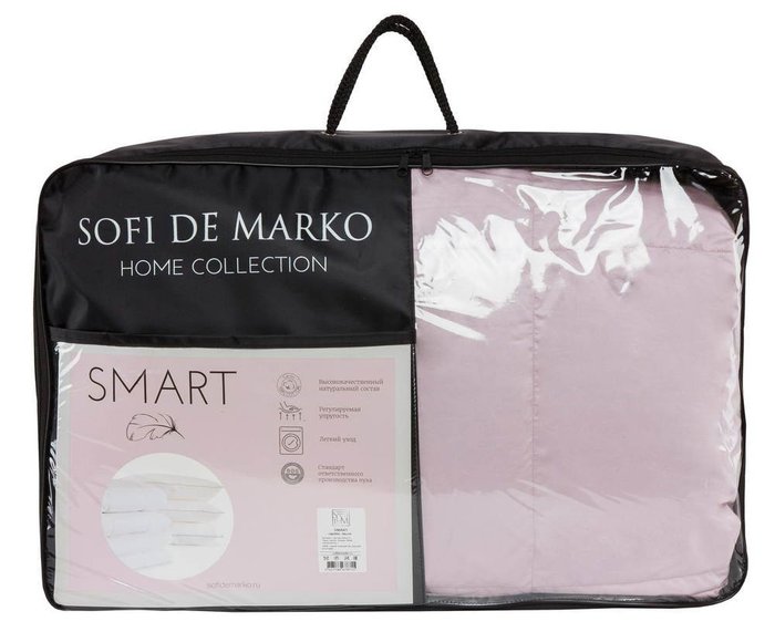 Одеяло Smart 195х215 розового цвета - купить Одеяла по цене 45590.0 Одеяло Smart 195х215 розового цвета - купить Одеяла по цене 45590.0