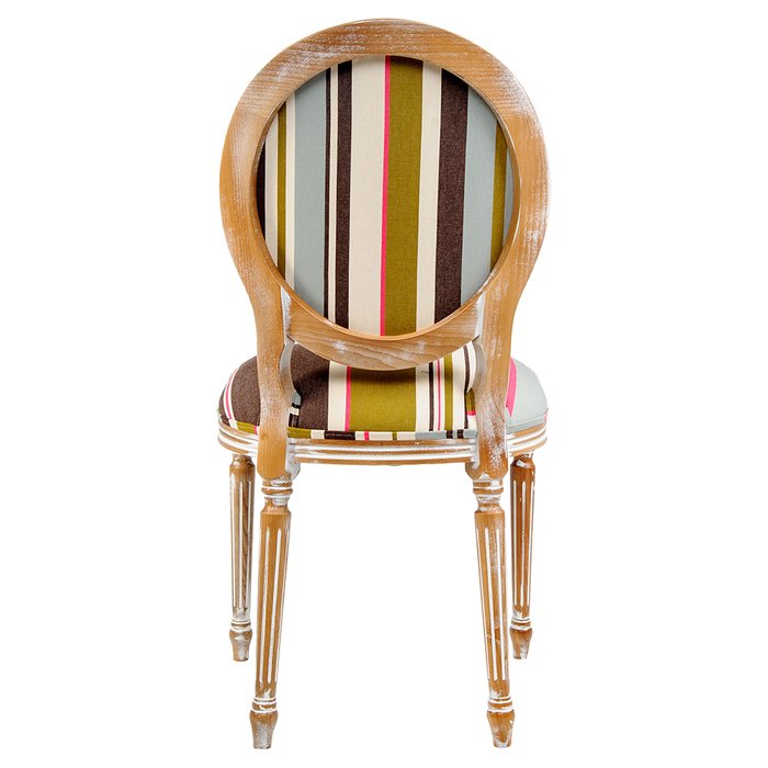 Стул Рианна бело-коричневого цвета - лучшие Обеденные стулья в INMYROOM