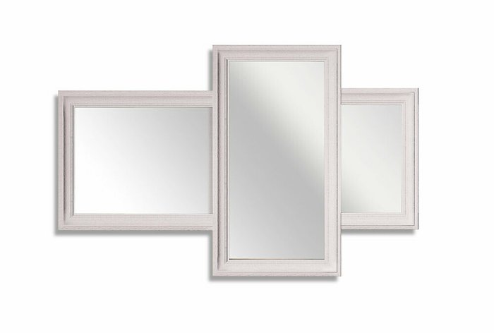 Зеркало настенное Сакраменто молочного цвета