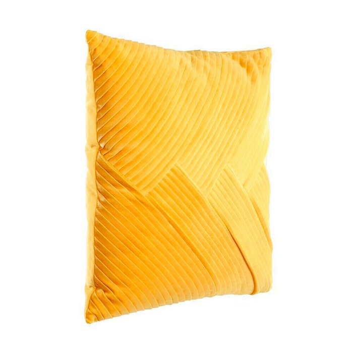 Декоративная подушка Shoura 45х45 желтого цвета - лучшие Декоративные подушки в INMYROOM