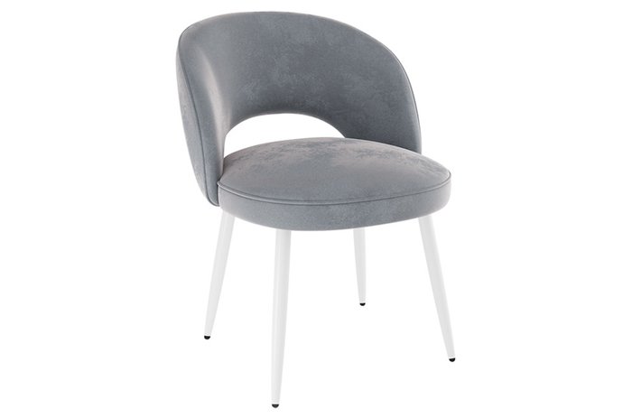 Набор из двух стульев Моли серого цвета  - купить Обеденные стулья по цене 16790.0