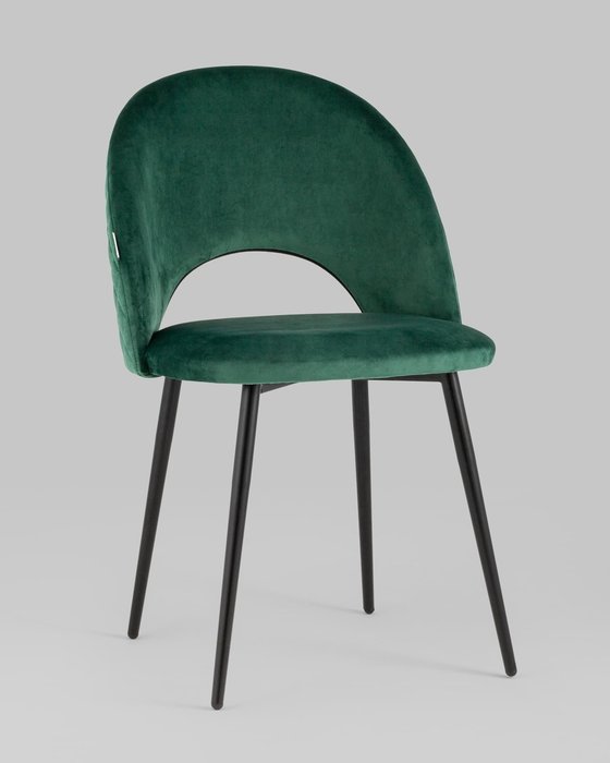 Стул Меган New зеленого цвета с ромбами  - купить Обеденные стулья по цене 8990.0