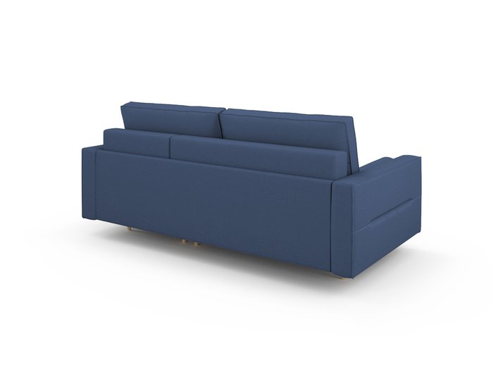 Угловой диван-кровать Вестор темно-синего цвета - купить Угловые диваны по цене 105000.0