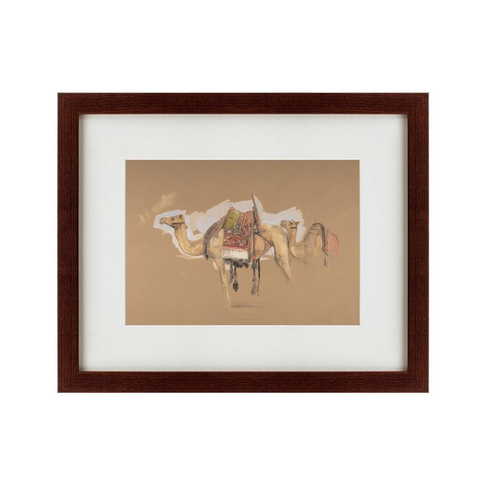 Репродукция картины Two Camels 1843 г. - купить Картины по цене 4990.0