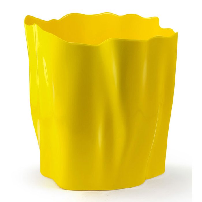 Органайзер Qualy flow большой желтый - купить Декоративные коробки по цене 1290.0