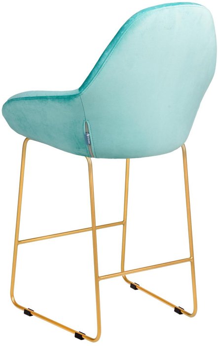 Стул полубарный Kent бирюзового цвета - купить Барные стулья по цене 12860.0