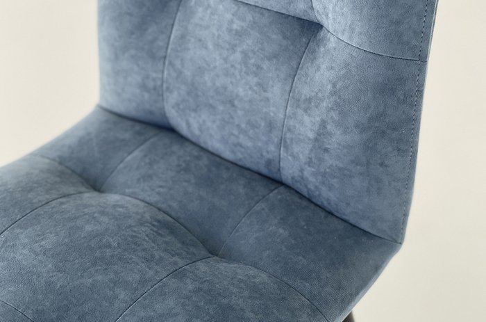 Стул Турин 2 темно-синего цвета с белыми ножками - купить Обеденные стулья по цене 5690.0
