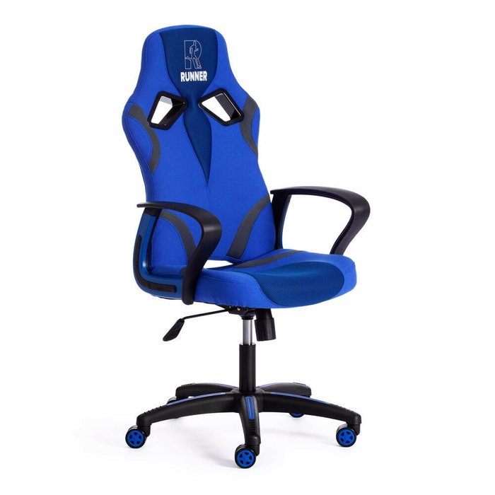 Кресло офисное Runner синего цвета