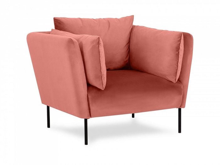 Кресло Copenhagen кораллового цвета - купить Интерьерные кресла по цене 53280.0