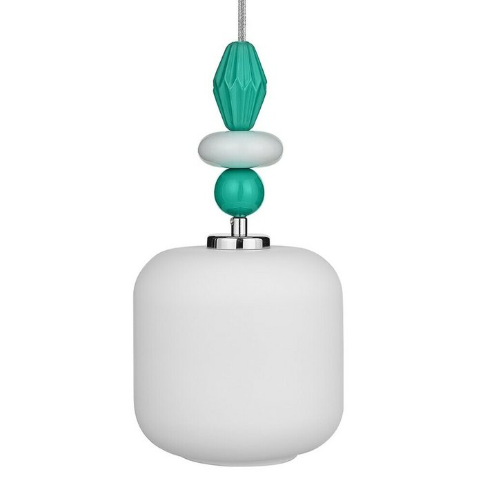Подвесной светильник Barrel белого цвета - купить Подвесные светильники по цене 7750.0